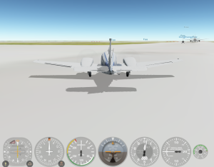 GeoFS online flight simulator showing aircraft flying over Earth