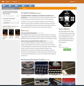 Vintage typewriter photo from the Typewriter Database