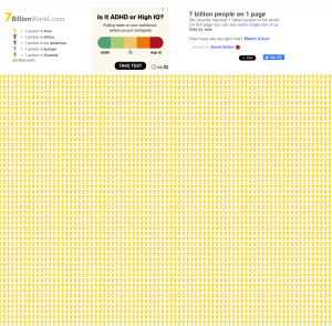 7 Billion World | Scroll Through Every Person Alive