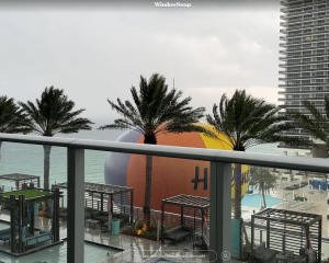 View of a random street through a stranger’s window from Window-Swap website